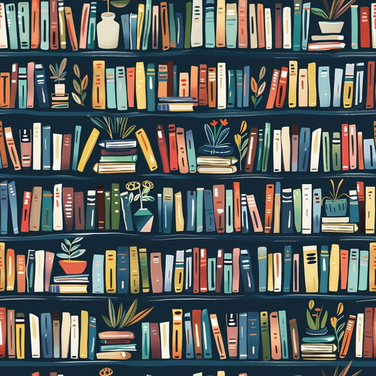 Book shelve and books