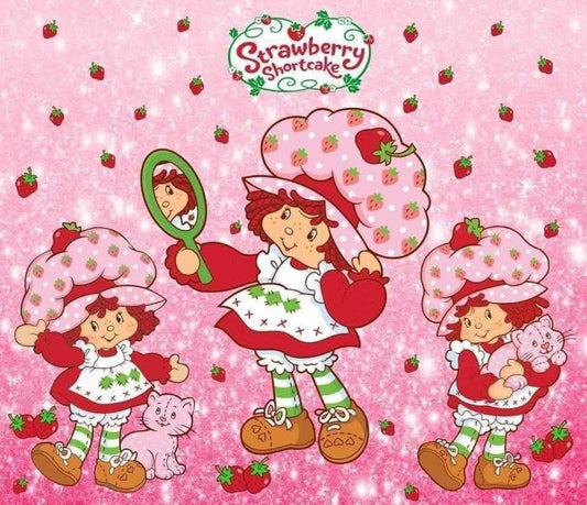 Pink Strawberry Transfer